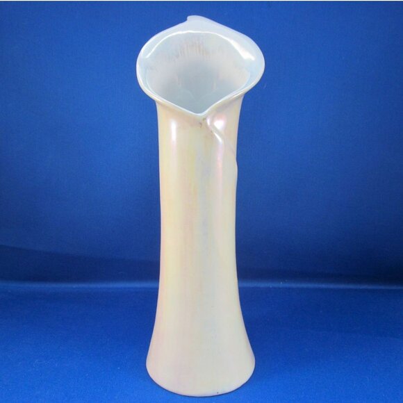 Vintage Lusterware Jack in the Pulpit "Calla Lily" Vase Signed F.T.D.A - Picture 1 of 11